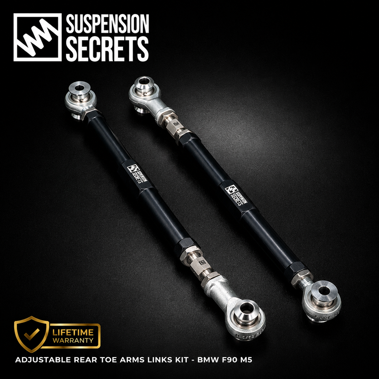 Suspension Secrets Adjustable Rear Toe Arms / Links Kit - BMW F90 M5