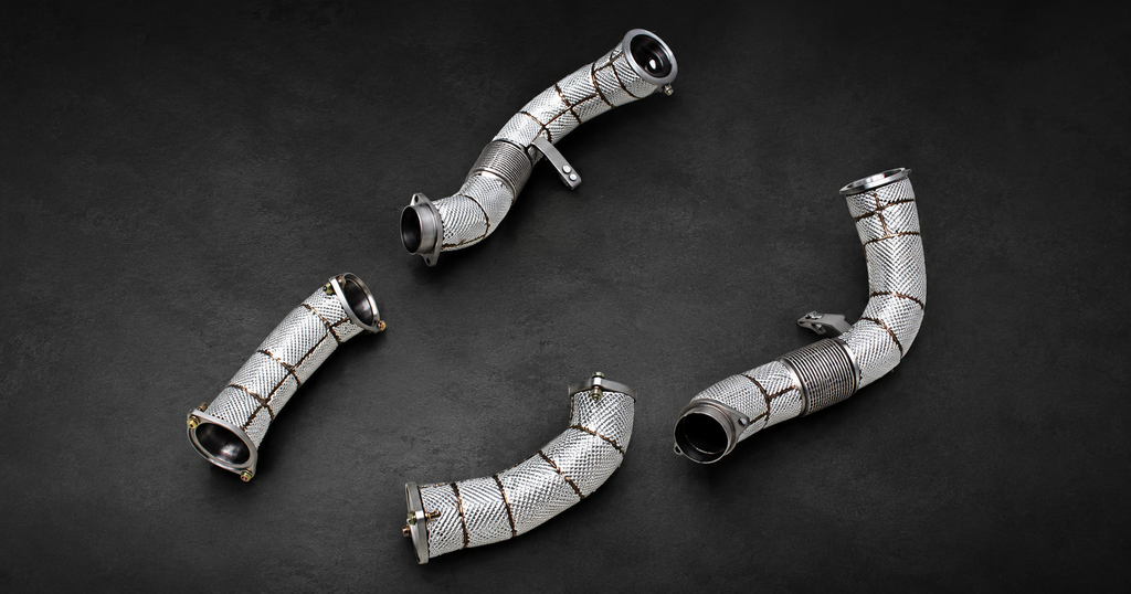 BTS F90 M5 S63 Race-Cat Downpipes & Midpipe Package – SS304