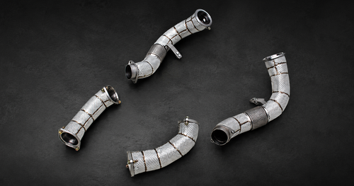 BTS F90 M5 S63 Race-Cat Downpipes & Midpipe Package – SS304