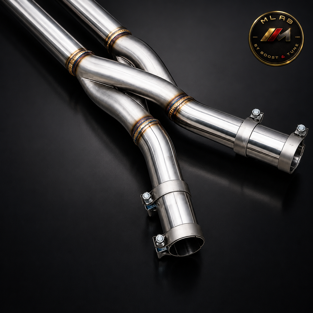 BTS Z-Style Crossover Equal-Length Midpipe – SS304 — detail image 4