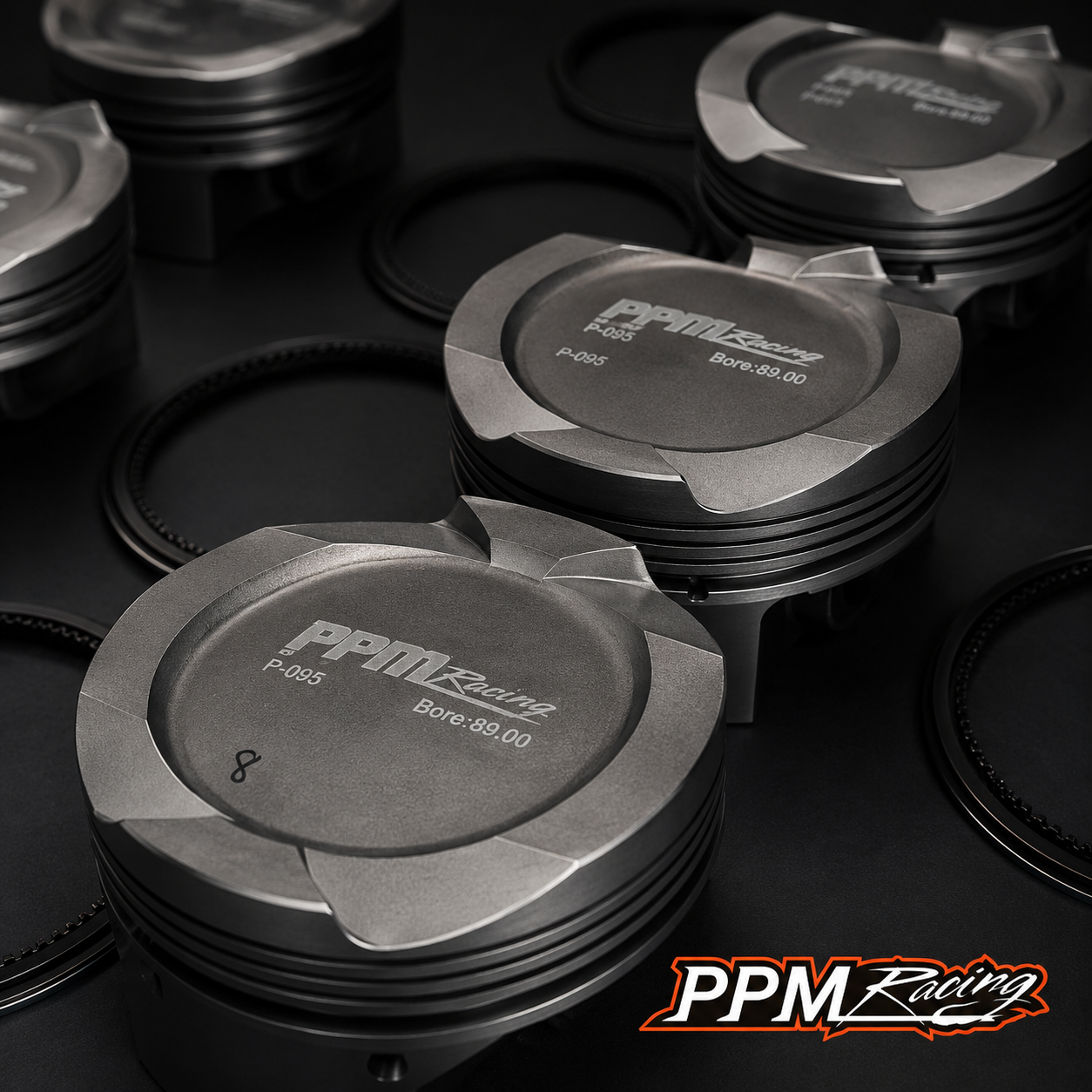 PPM Racing Custom Forged pistons for BMW M5 F10 F90 S63B44Tu V8 Turbo