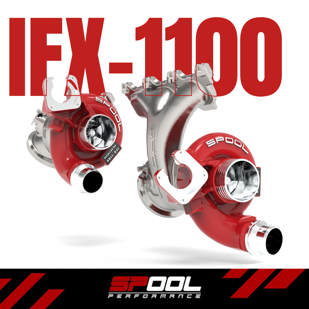 Spool IFX1100 stock-location twin-turbo kit for BMW S58 official gallery image 1