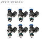 Injector Dynamics ID1300-XDS 34mm 14/14 Injectors – Set of 6 - image 1