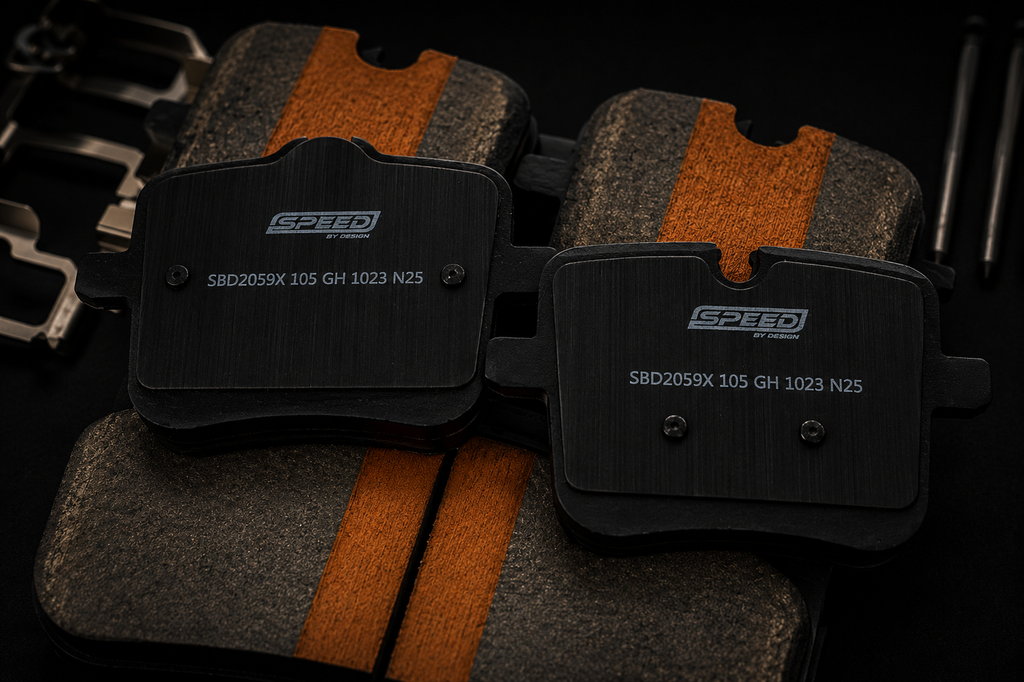 SBD Ceramic Brake Pads – BMW F90 M5 & F91/F92/F93 M8 Iron Rotors