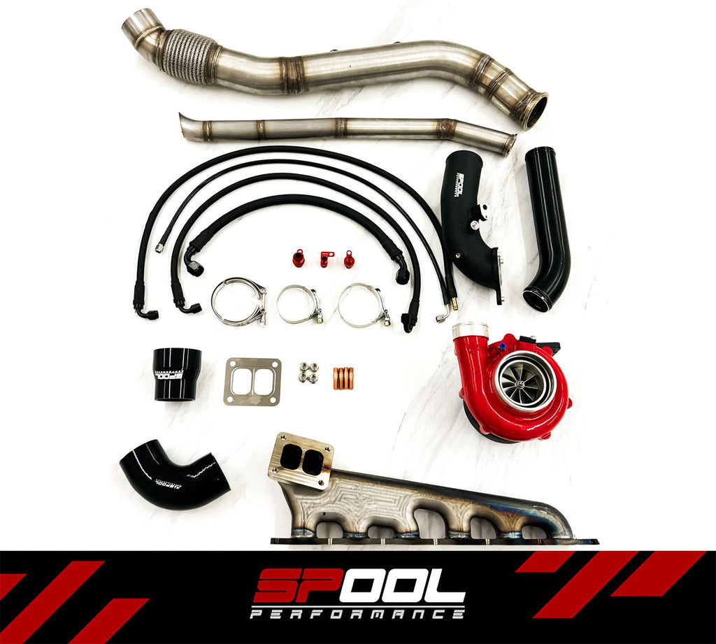 Spool billet-manifold top-mount turbo kit for BMW G30 540i B58