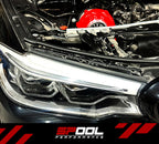 Spool BMW G30 540i B58 billet-manifold top-mount turbo kit gallery image