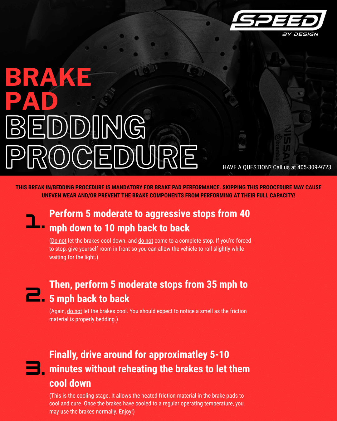 Speed By Design Ceramic Brake Pads – BMW F90 M5 / F91-F93 M8 – original Speed By Design product image