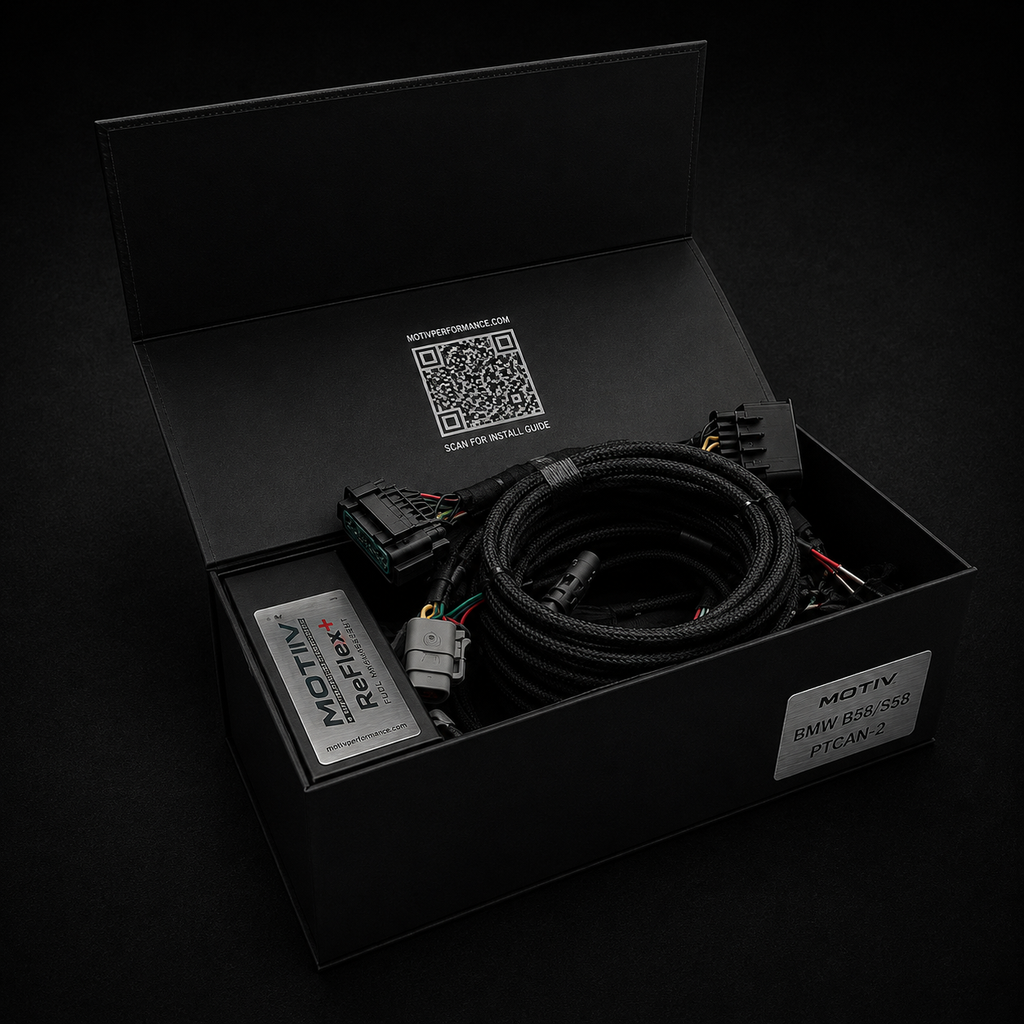 MOTIV ReFlex+ Advanced I/O Integration – BMW B58/S58 Plug-and-Play