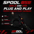 Spool B58 Gen 2 / S58 Plug-and-Play MOTIV ReFlex+ Harness
