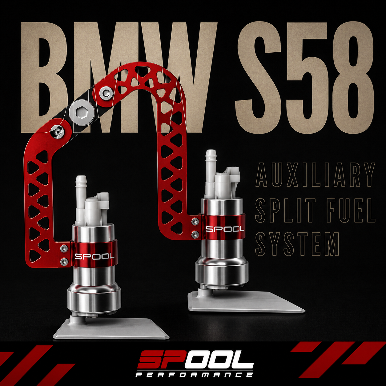 Spool BMW S58 Auxiliary Split Fuel System for Port Injection