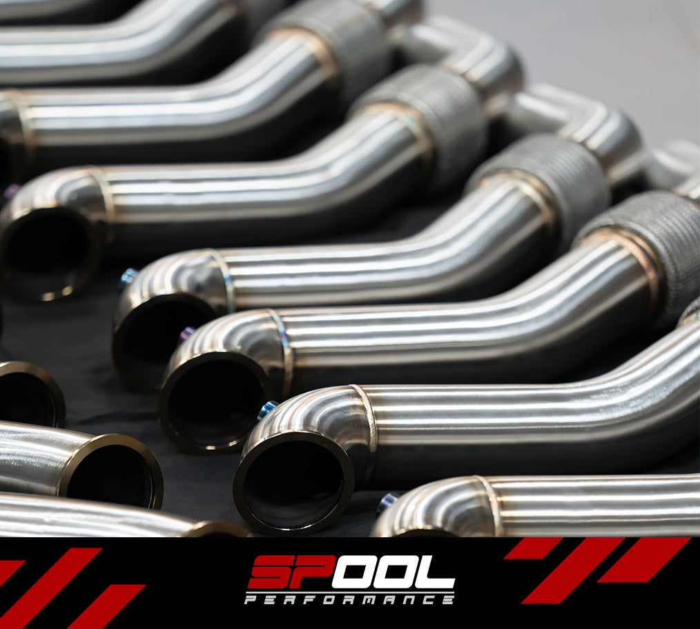 Spool BMW G30 540i B58 billet-manifold top-mount turbo kit gallery image