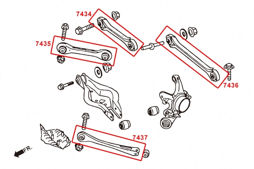 Hardrace Rear Upper Front Arm – BMW (Q0632)