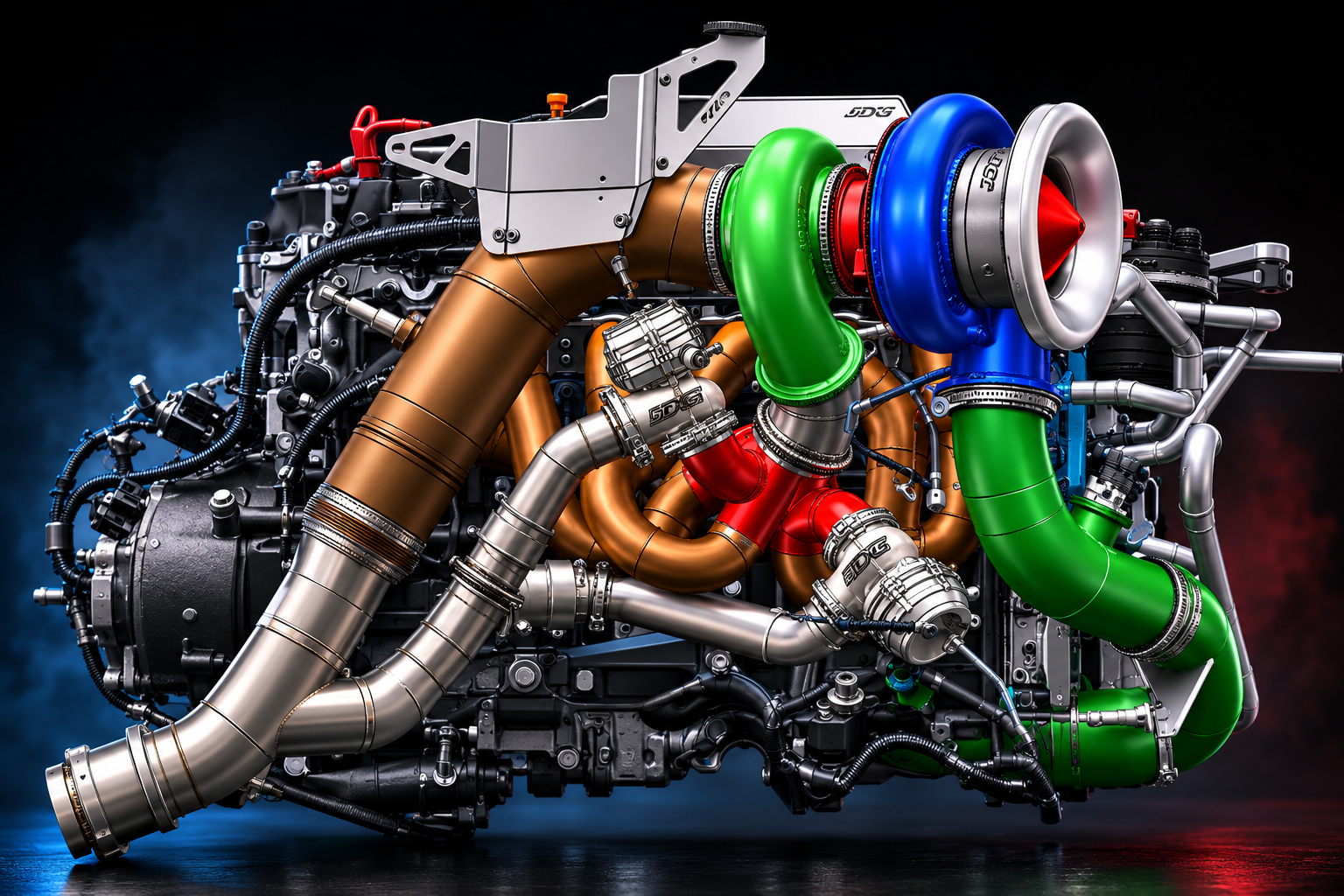 JDY BMW G8X S58 RHD 1000+ HP Top-Mount Single Turbo Kit with Catch Can