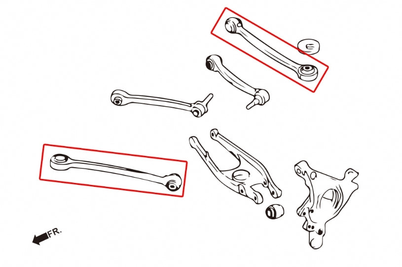 Hardrace Rear Front Lower Arm – BMW F87, F80, F82, F80 / F82 (7734)