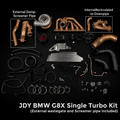 JDY BMW G8X S58 RHD 1000+ HP Top-Mount Single Turbo Kit with Catch Can