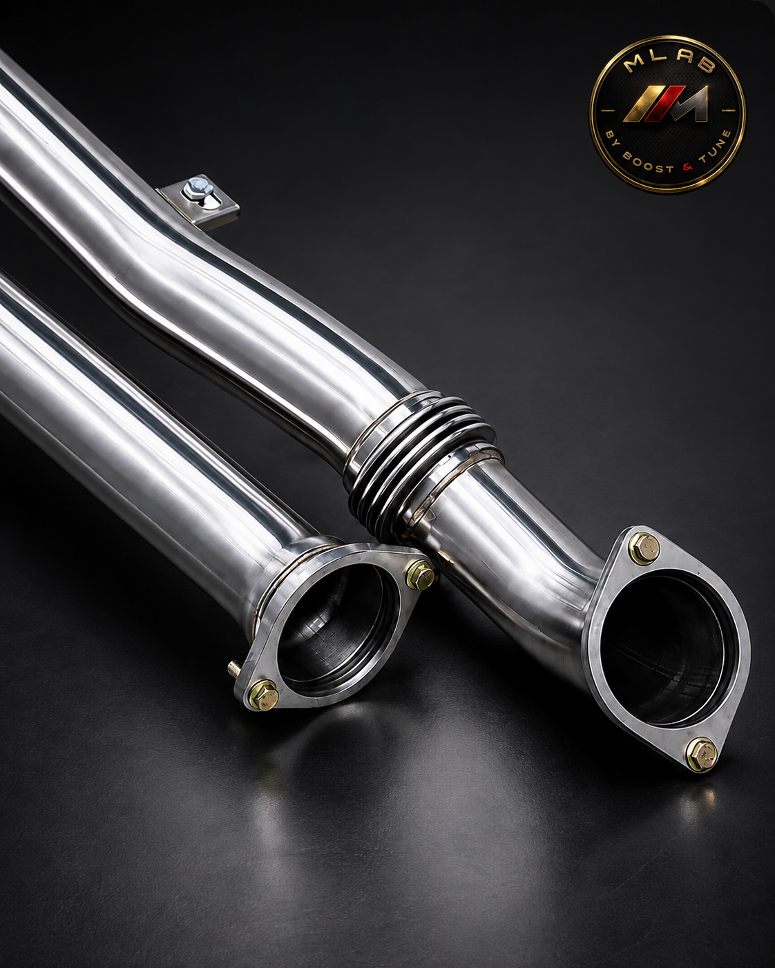 BTS Z-Style Crossover Equal-Length Midpipe – SS304 — detail image 3