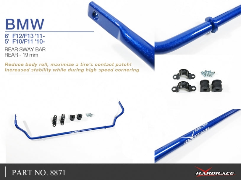Hardrace Rear Sway Bar 19MM – BMW 5 Series F10 (8871)