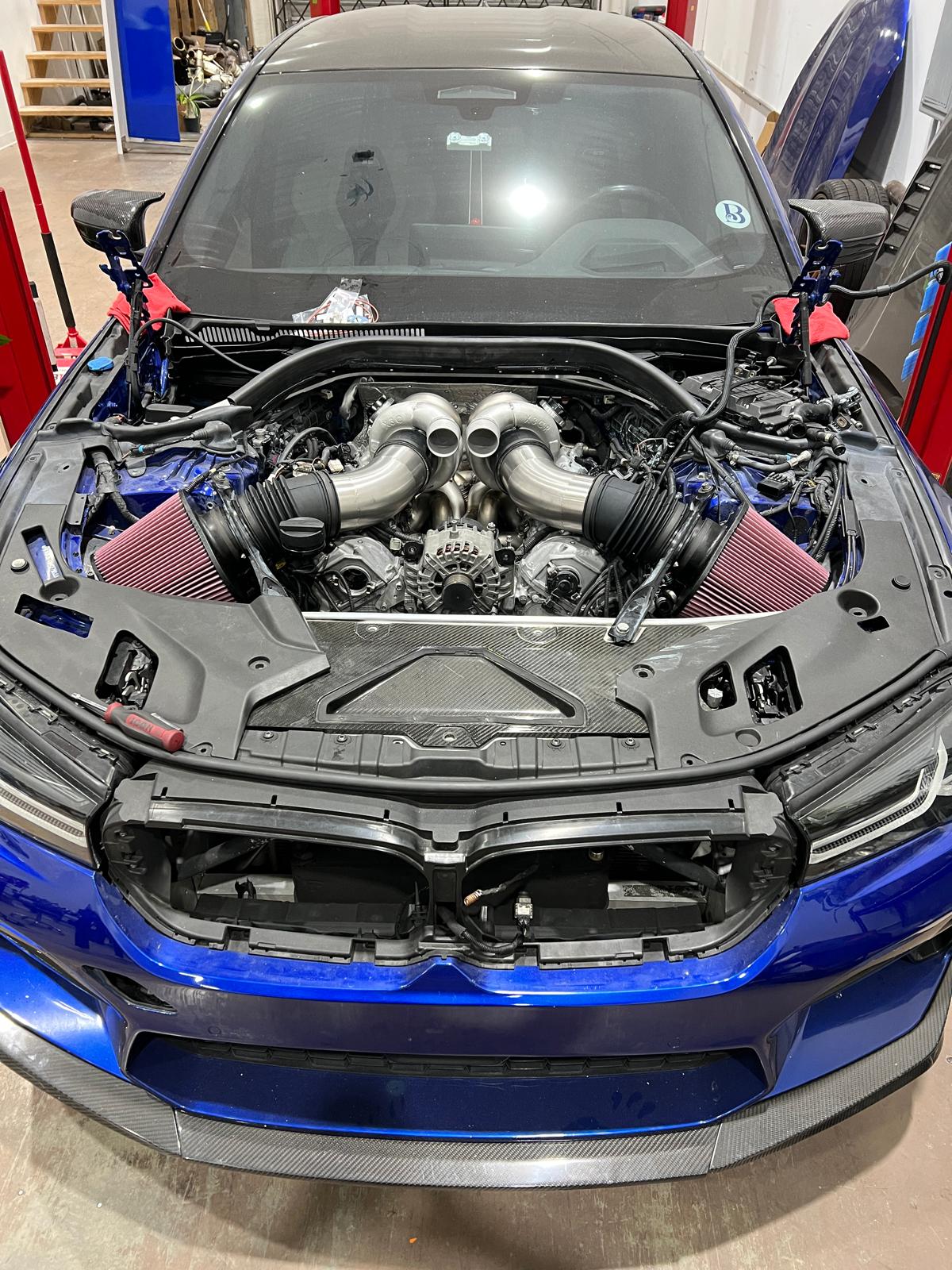 2000WHP capable BMW 4.4tt S63tu4 turbo system
