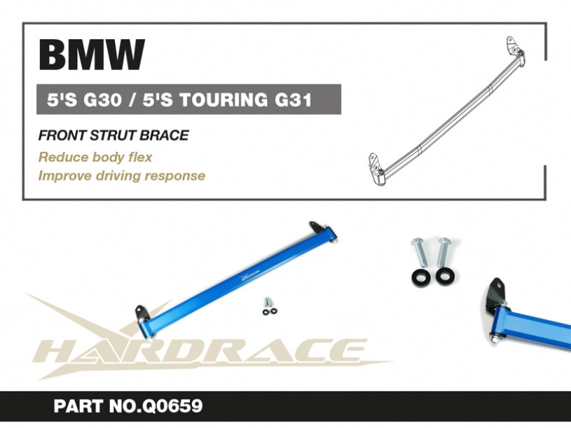 Hardrace Front Strut Brace – BMW 5 Series G30 / BMW 5 Series Touring G31 (Q0659)