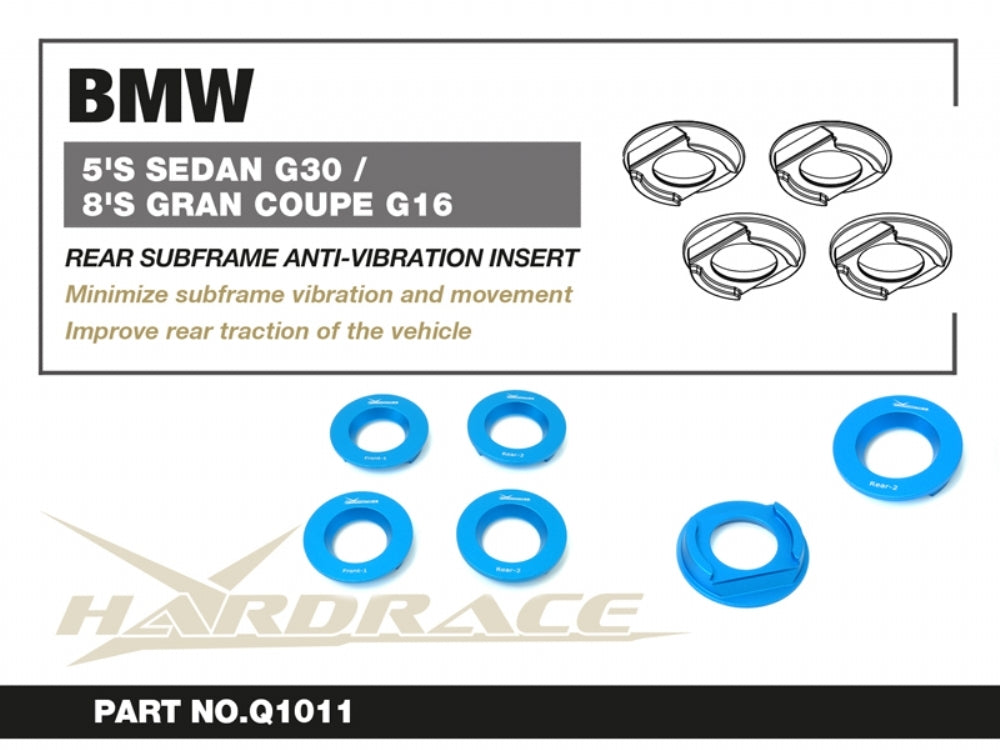 Hardrace Rear Subframe Anti-Vibration Insert – BMW 5 Series G30 / BMW 8 Series Gran Coupe G16 (Q1011)