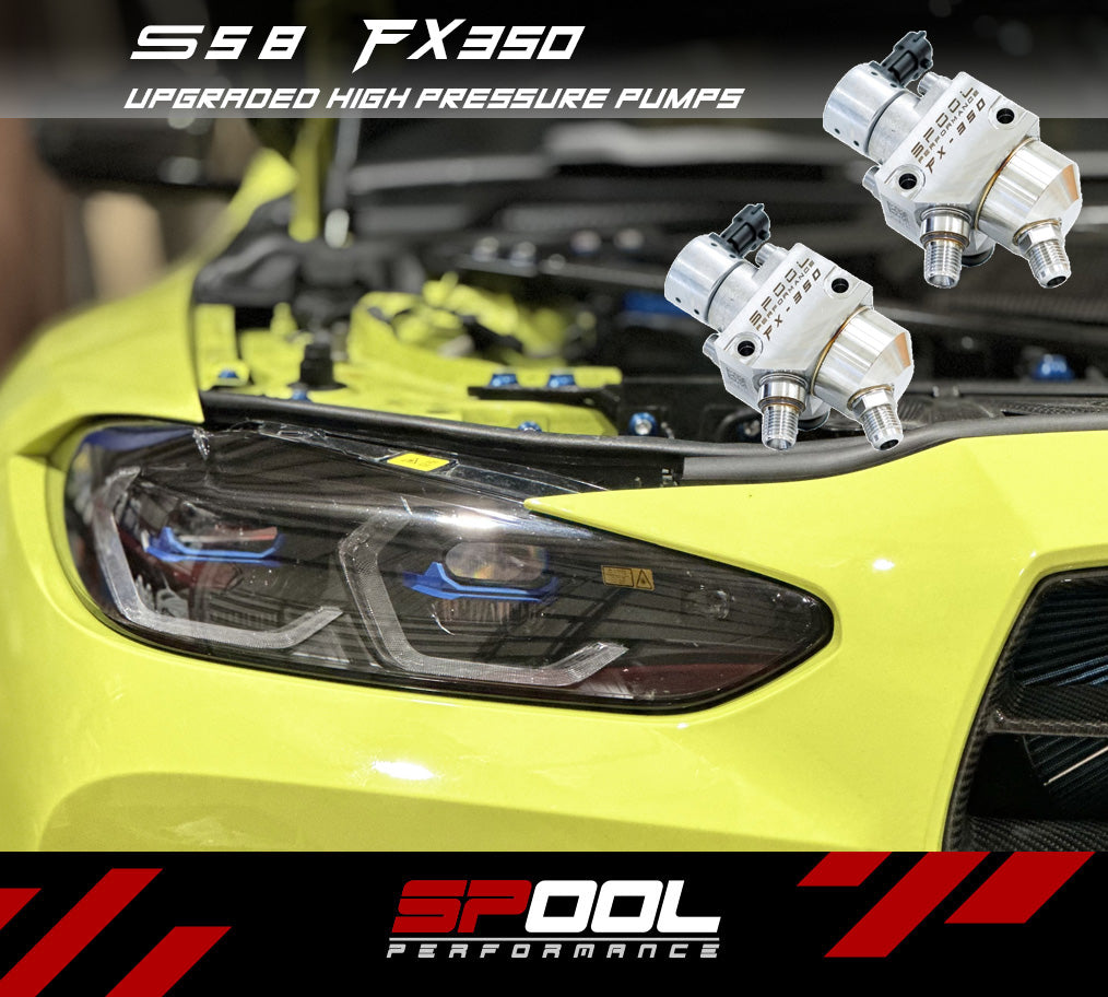 Spool FX-350 high-pressure fuel pumps for BMW S58 gallery image