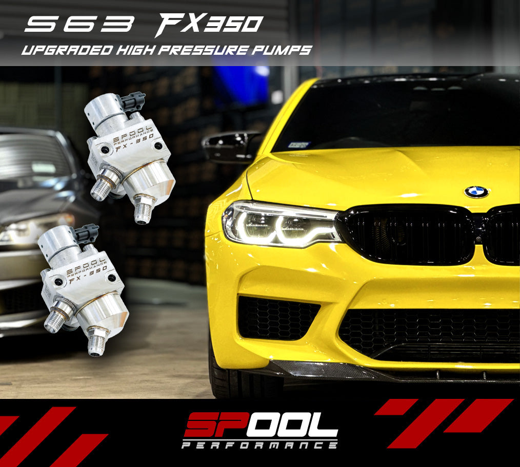 Spool FX-350 high-pressure fuel pumps for BMW S63 Gen 2 gallery image