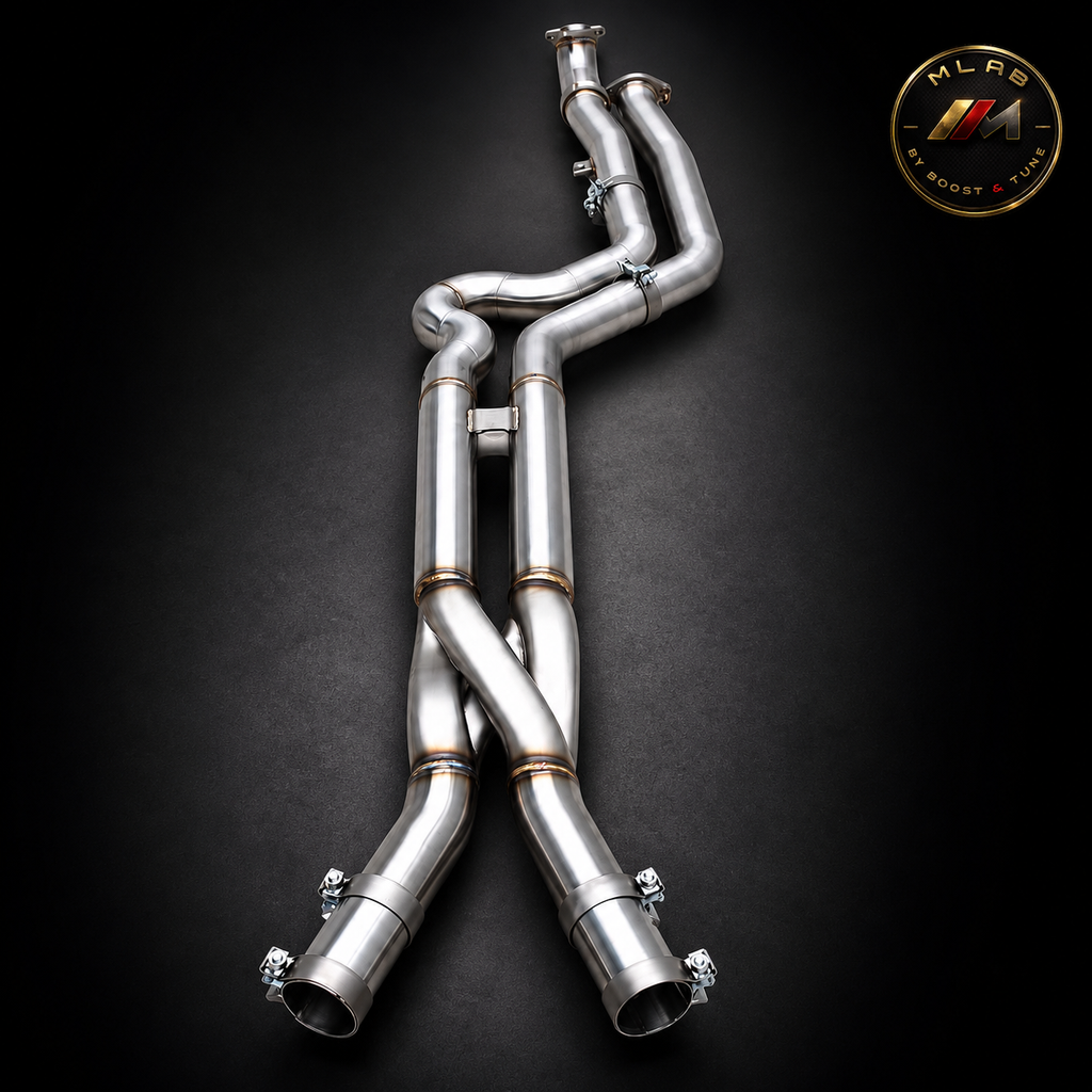 BTS Z-Style Crossover Equal-Length Midpipe – SS304 — detail image 2