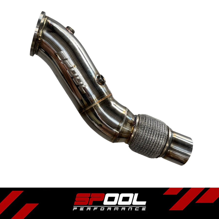 Spool stainless-steel race downpipe for BMW B46 and B48