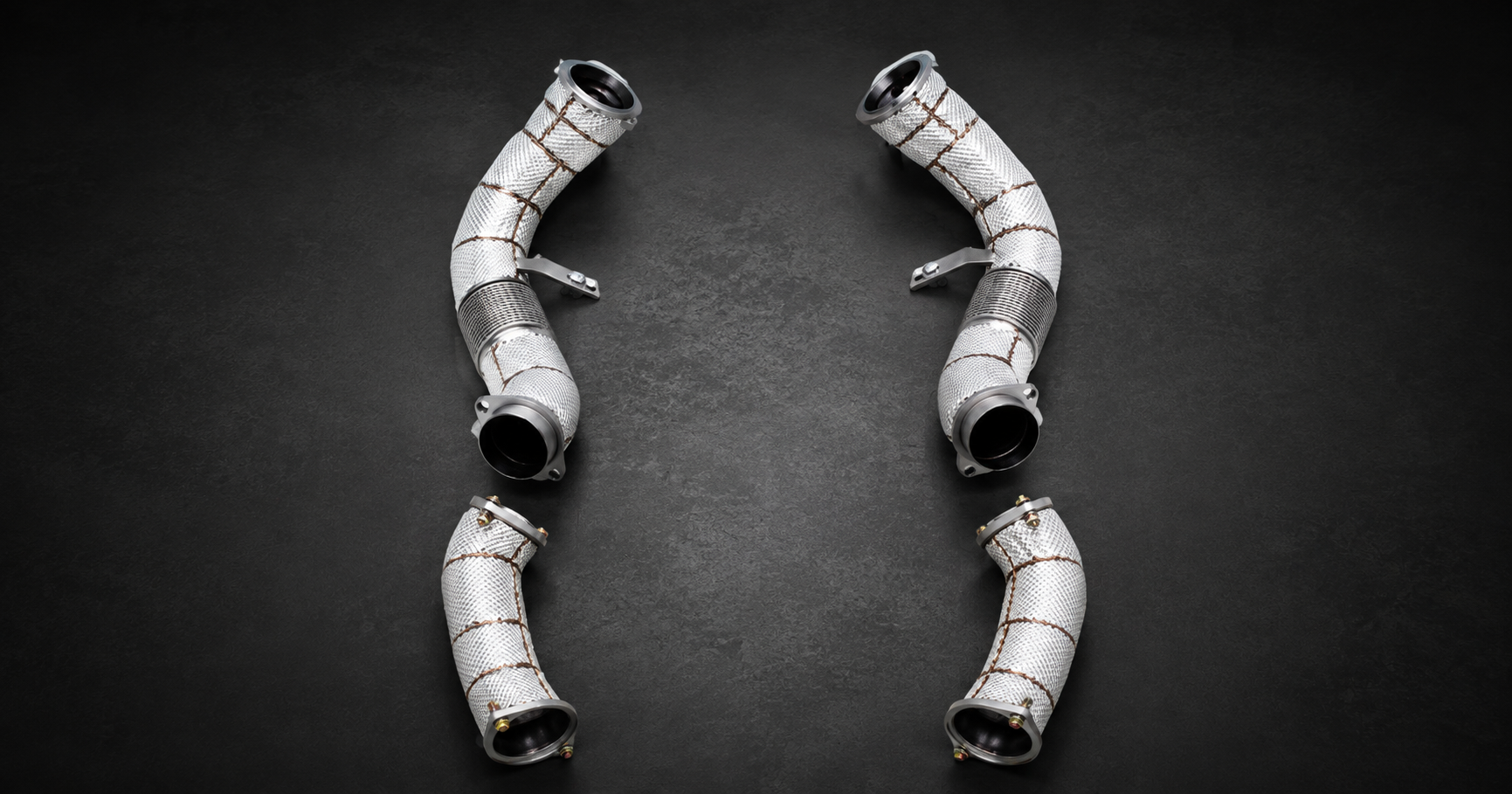 BTS F90 M5 S63 Race-Cat Downpipes & Midpipe Package – SS304