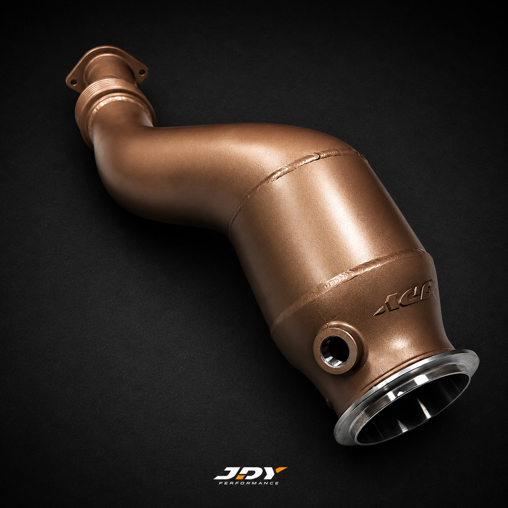 JDY BMW G8X S58 4-Inch Ceramic-Coated Downpipes