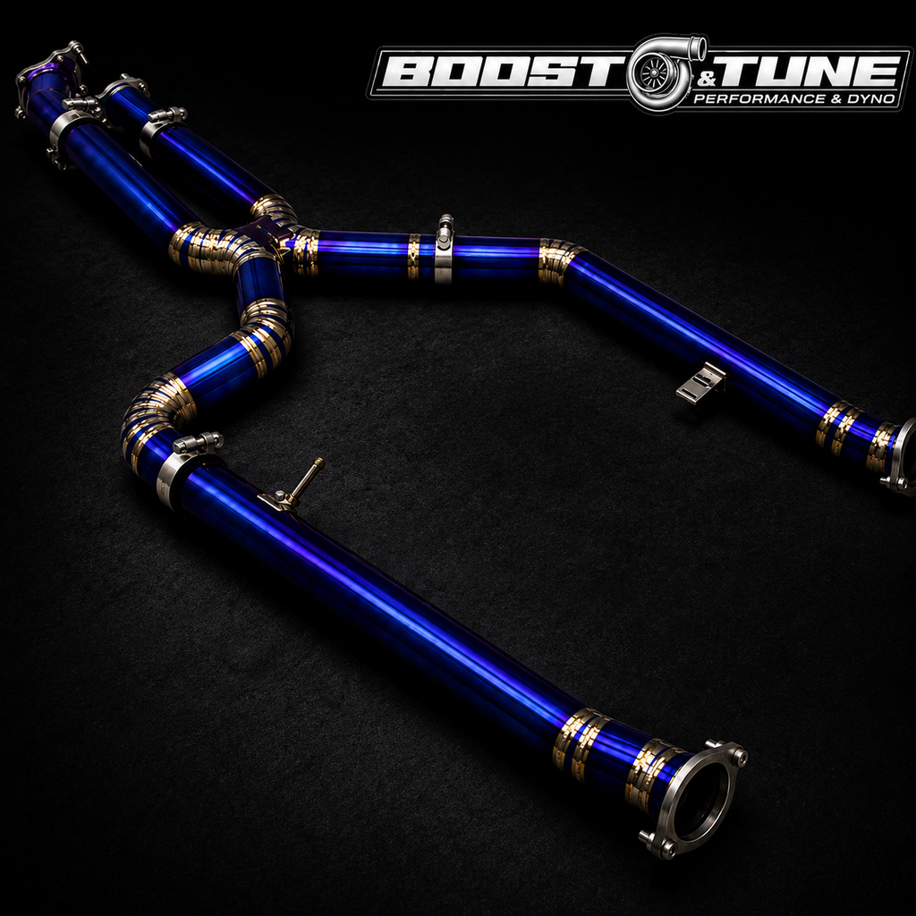 BTS Titanium Dual Uneven-Length Midpipe