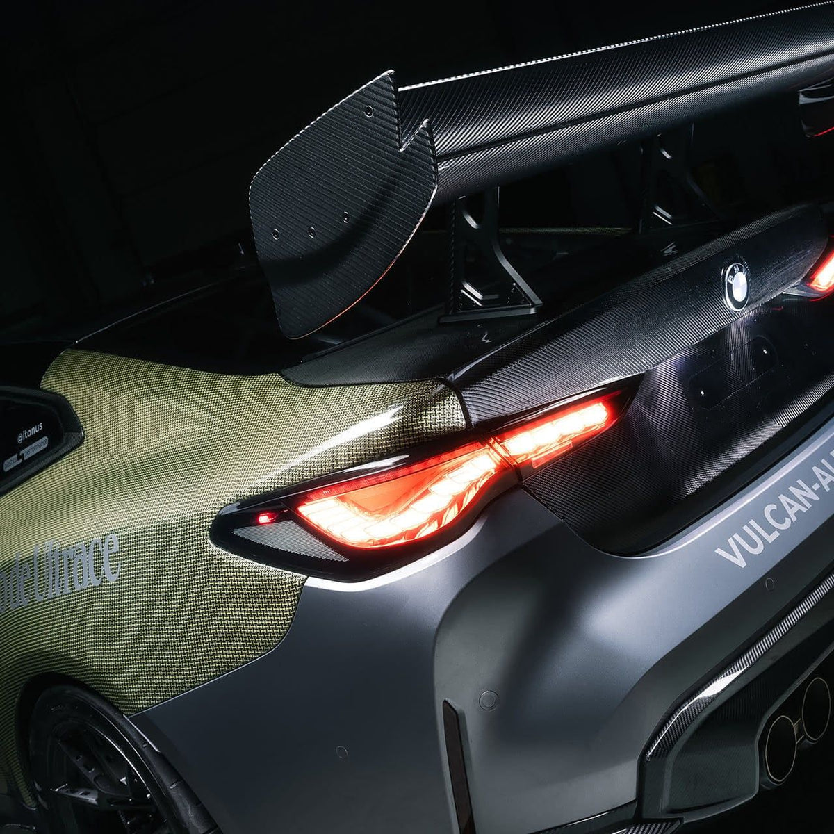 Vulcan Alpha Carbon-Fibre Dual-Element Wing with DRS – BMW G82 M4 – original Vulcan Alpha product image