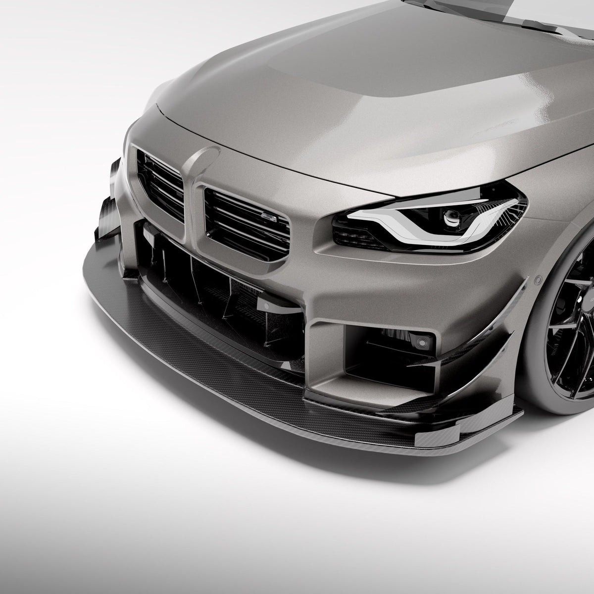 Vulcan Alpha Carbon-Fibre Front Splitter – BMW G87 M2 - image 4