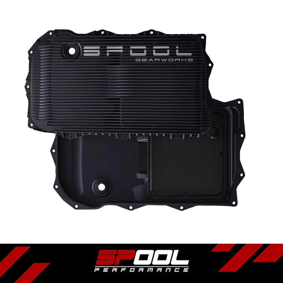 Spool high-capacity aluminum ZF 8HP transmission oil pan
