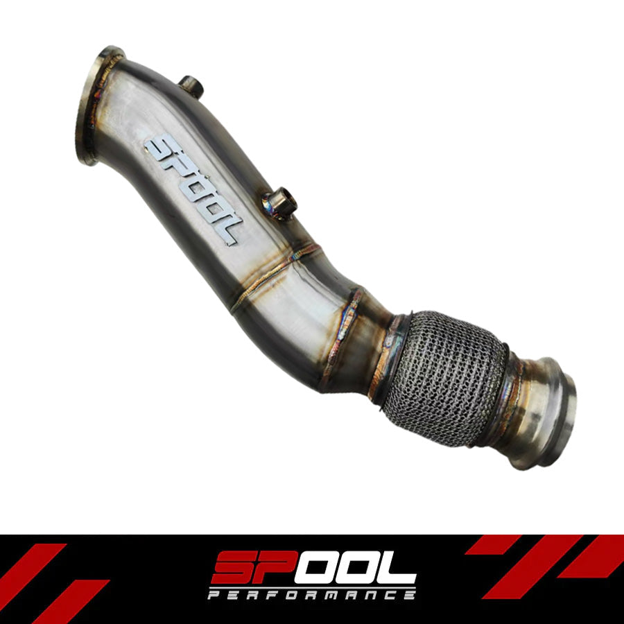 Spool B46/B48 Stainless-Steel Race Downpipe – BMW – original Spool Performance product image